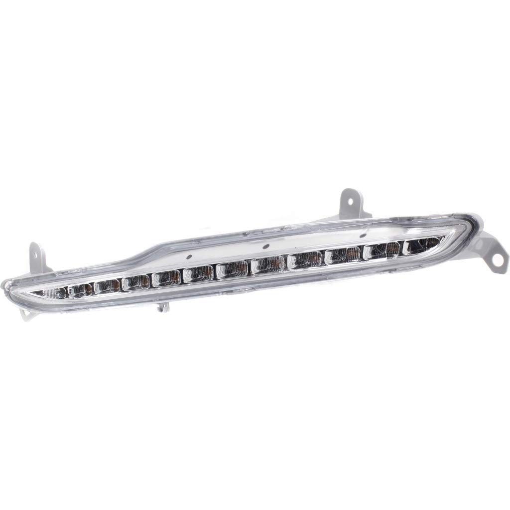 Kia Optima 2012-2013 Daytime Running Lights Assembly - SX Model Driver Side (Unpainted) | KI2562100 | 92207-2T100 | Perfect for Replacement & Nighttime Driving Safety