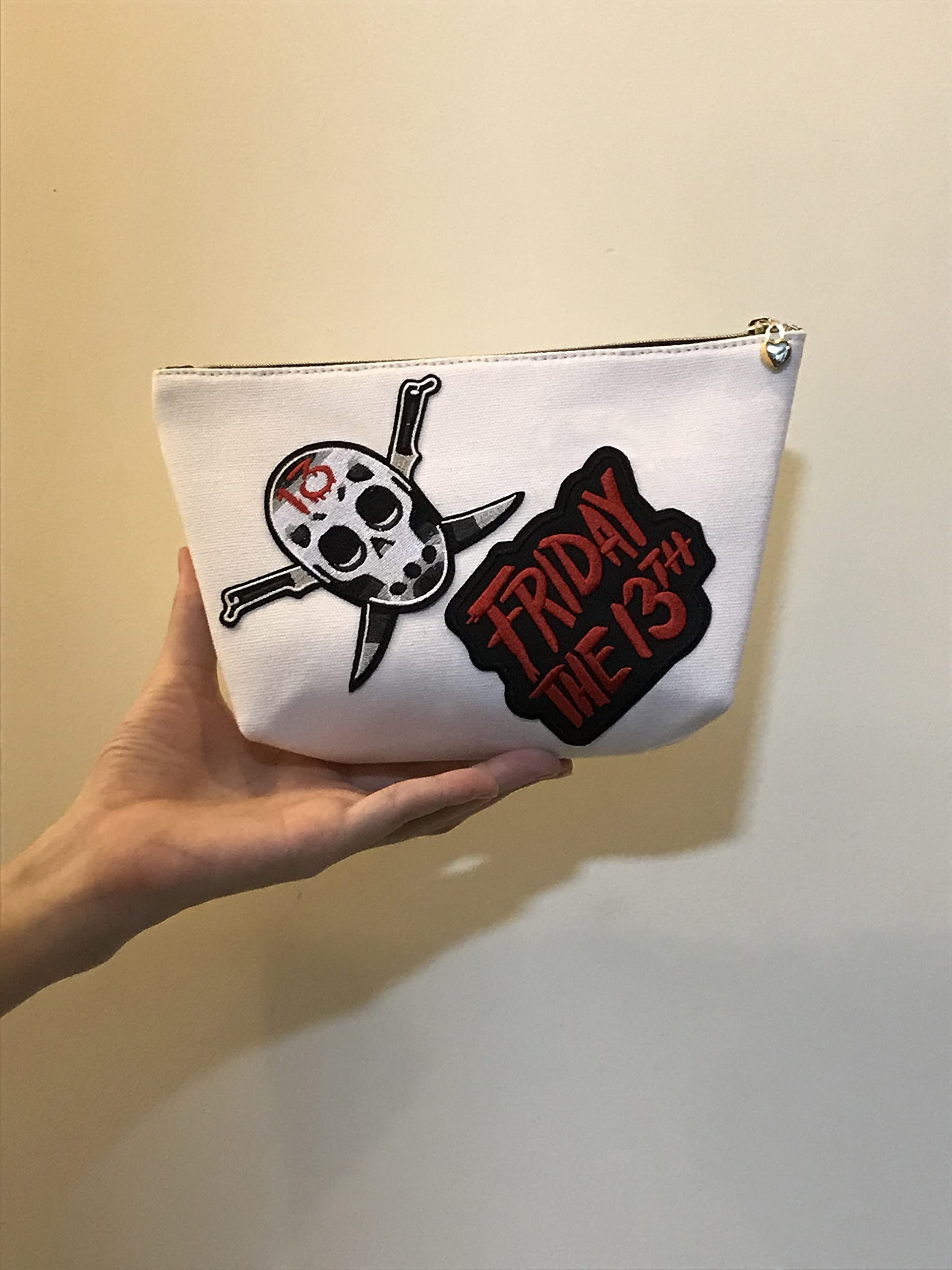 Horror Movie Embroidered Iron On Patches for Halloween Costumes - DIY Sew On Badges for Jackets, Bags & Denim - Perfect for Cosplay, Halloween Parties & Horror Fan Gifts
