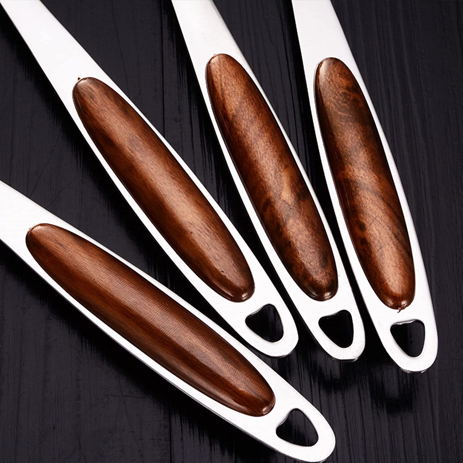 NAIDEV Stainless Steel Slotted Turner Flipper - Professional Kitchen Cooking Utensil for Pancakes, Eggs, Burgers & More - Durable Pancake Spatula for Grilling, Frying & Baking - Perfect for Home Chefs & Restaurants