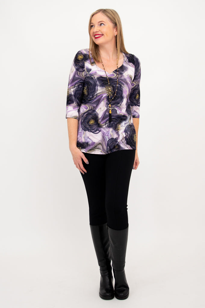 Annette Top - Stylish Popina Bamboo Blouse for Women | Perfect for Casual Wear, Office & Summer Outfits