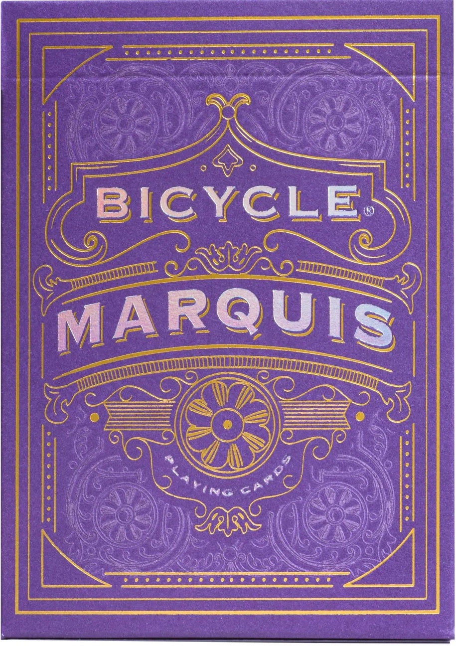 Premium Bicycle Deck Marquis Playing Cards - Durable & Stylish for Poker, Magic Tricks, and Card Games | Perfect for Home Entertainment, Parties, and Professional Performances