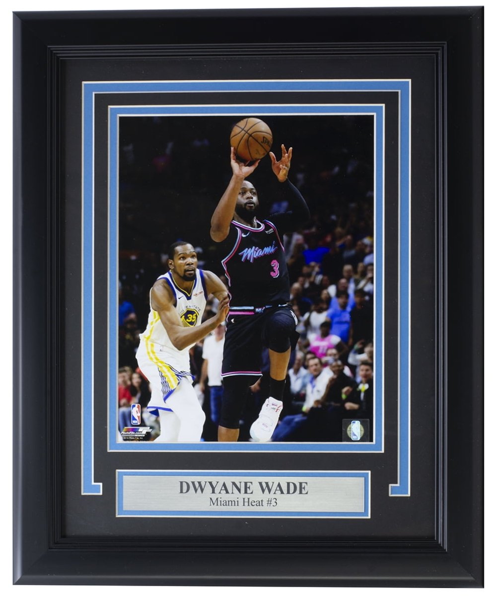 Dwyane Wade Framed 8x10 Miami Heat NBA Basketball Photo - Perfect for Sports Memorabilia, Man Cave Decor & Fan Gifts