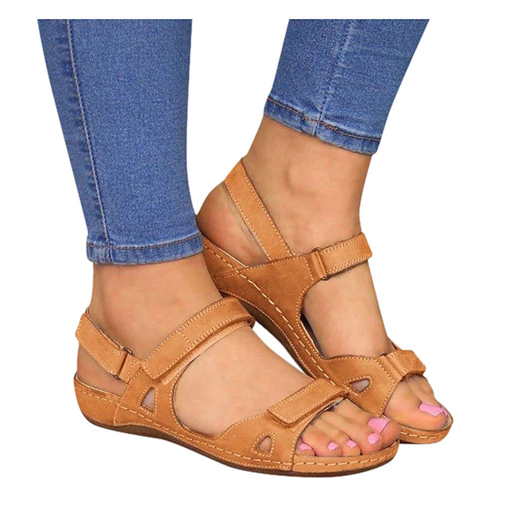 NarZhou Women's Dressy & Casual Summer Sandals - T-Strap Flat Flip Flops with Open Toe for Beach, Travel & Everyday Wear