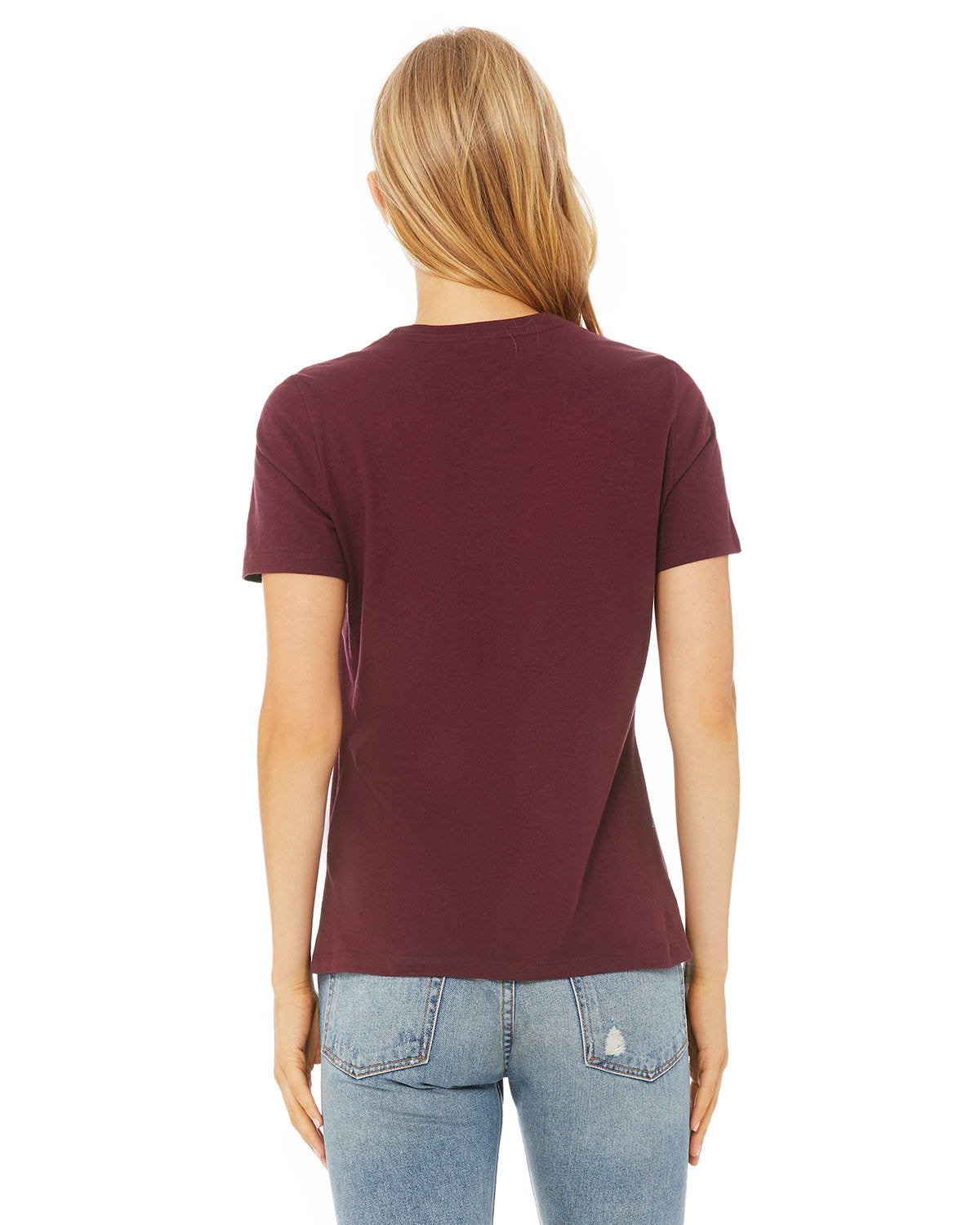 Bella + Canvas B6400 Women's Relaxed Fit Jersey Short Sleeve T-Shirt - Soft Cotton Tee for Casual Wear, Lounge & Everyday Comfort