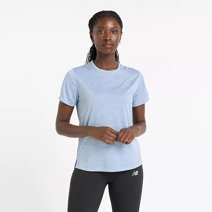 Women's New Balance Running T-Shirt - Lightweight, Breathable & Moisture-Wicking Workout Top for Jogging, Gym & Outdoor Sports