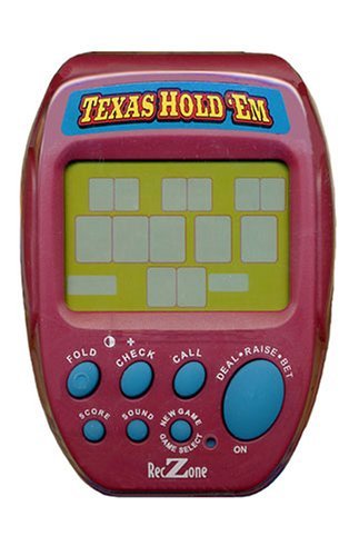 Texas Hold'em Poker Handheld Game - Portable Poker Set for Travel, Camping & Parties | Perfect for Home Game Nights & Outdoor Adventures
