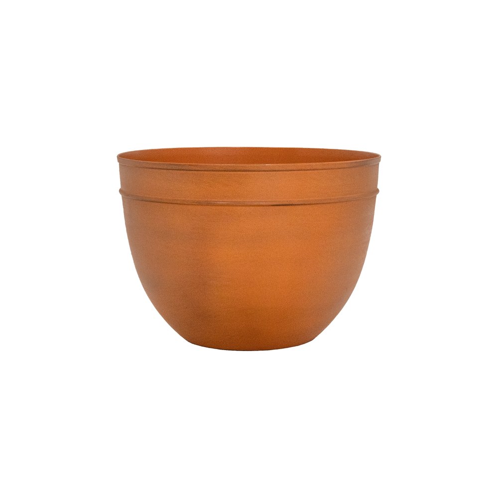 SOLARIA Lina Plant Pots - Modern Indoor Outdoor Flower Pots with Drainage, Ceramic Planter for Succulents, Herbs, Small Plants - Perfect for Home Decor, Garden, Balcony & Office Spaces