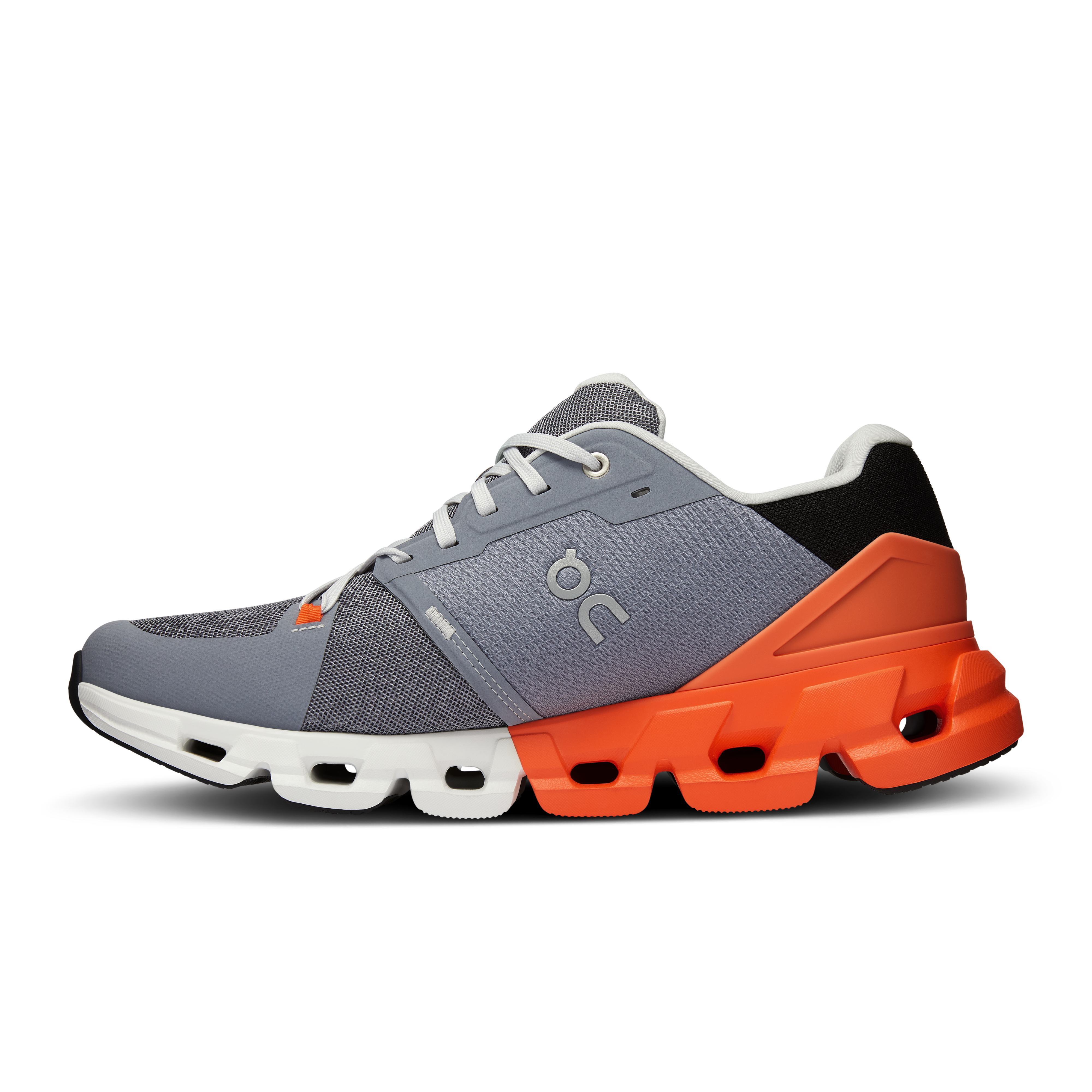 On Running Men's Cloudflyer 4 Running Shoes - Lightweight & Cushioned for Road Running - Fossil/Flame Color - Perfect for Jogging, Gym Workouts & Daily Wear