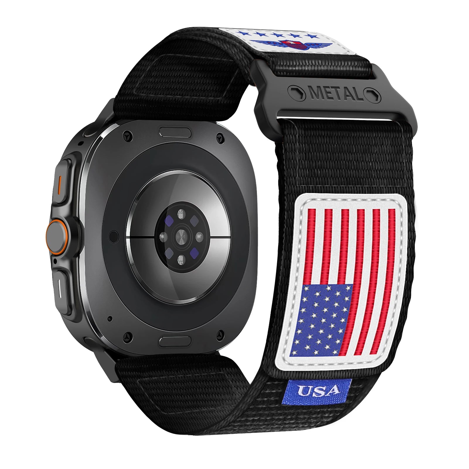 Durable Nylon Military Strap for Samsung Galaxy Watch Ultra - Tactical Watch Band for Outdoor, Hiking, and Adventure Activities