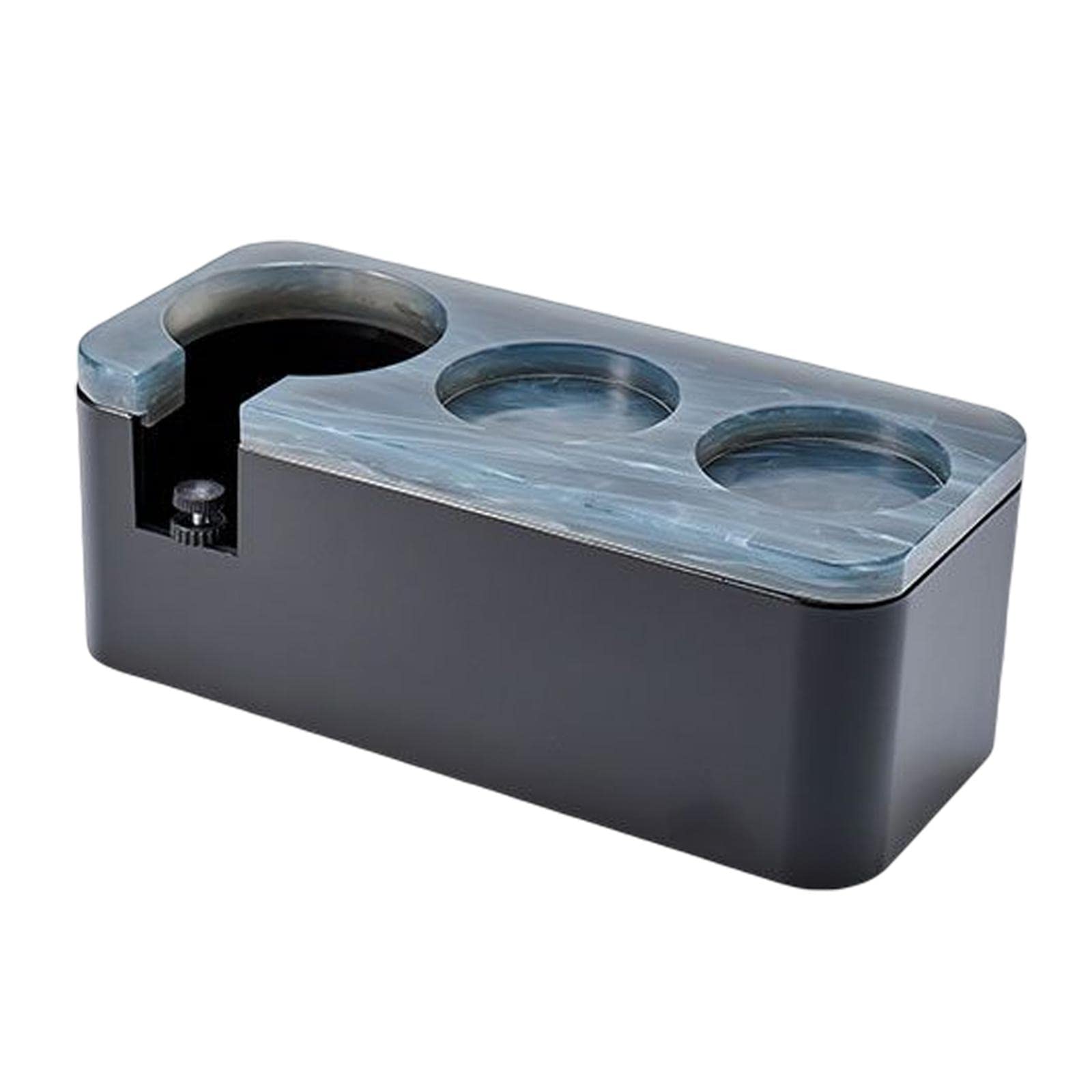 Premium 51mm Black Espresso Tamper Stand & Coffee Filter Holder - Durable Barista Accessory for Espresso Machines, Perfect for Home & Café Use