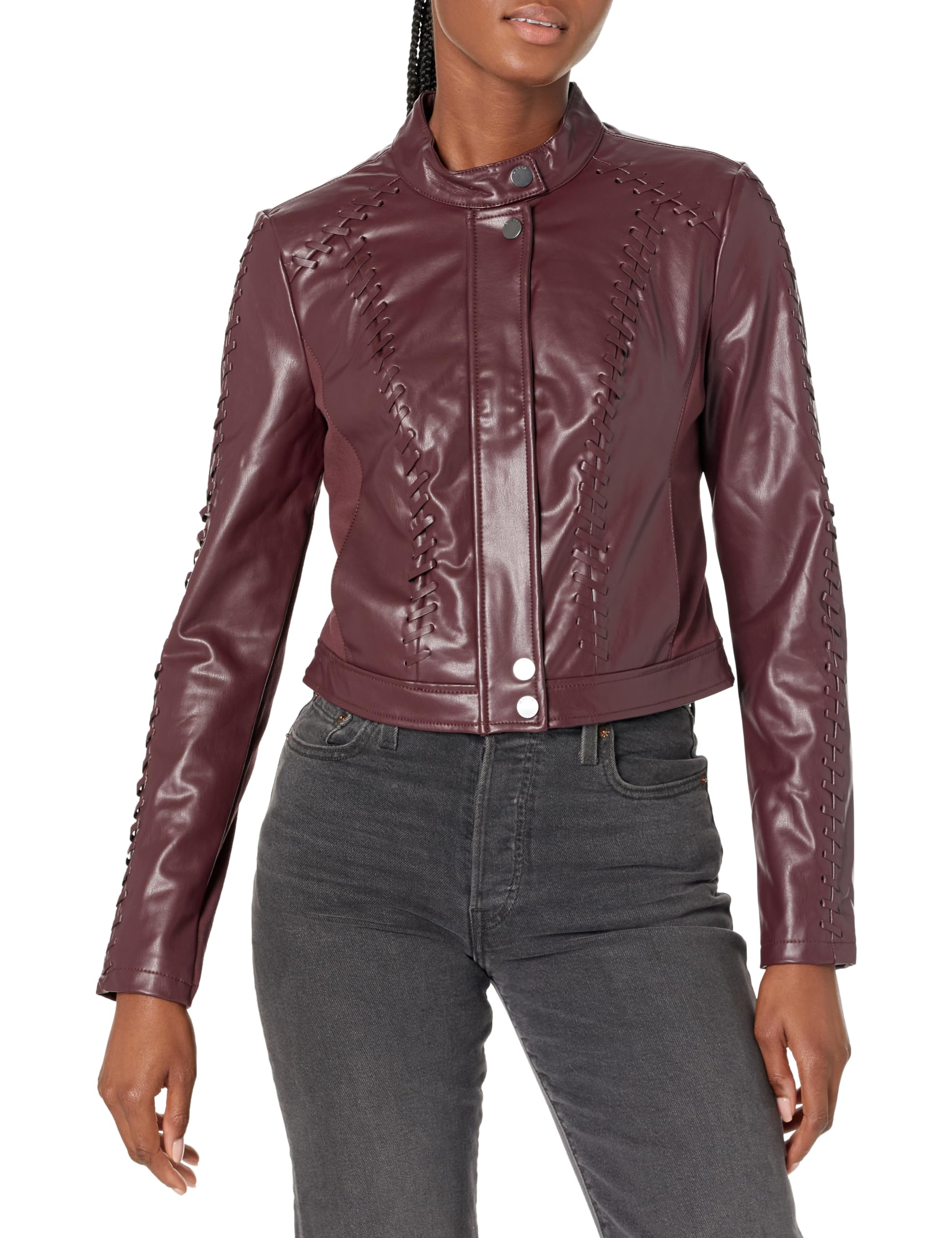 GUESS Women's Long Sleeve Adler Jacket - Stylish Casual Outerwear for Fall & Winter | Perfect for Office, Travel & Everyday Wear