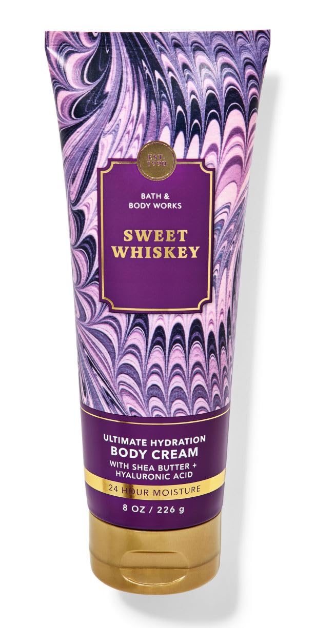 Sweet Whiskey Scented Ultra Hydrating Body Cream for Dry Skin | 8 Oz Bath & Body Moisturizer | Perfect for Winter Care & Daily Hydration