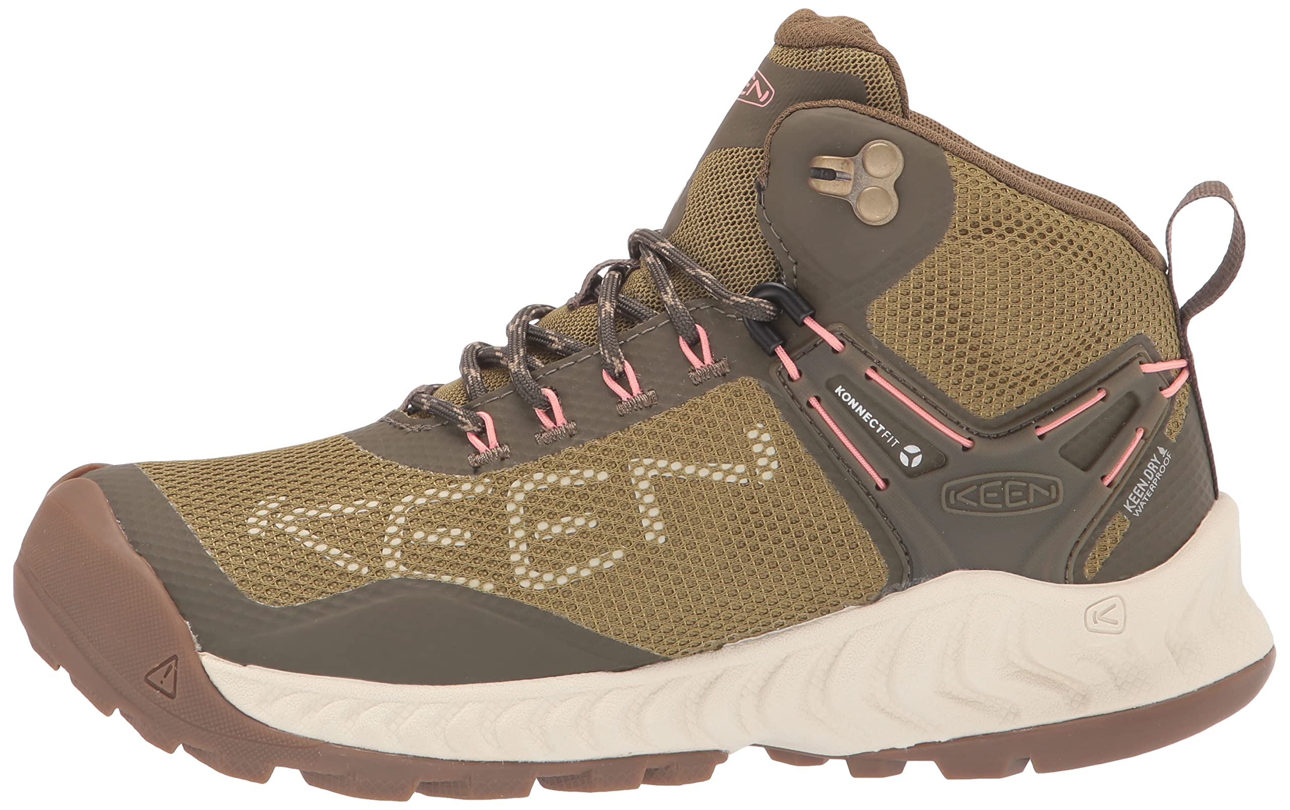 KEEN Women's Nxis Evo Mid Height Waterproof Hiking Boots - Lightweight & Comfortable for Outdoor Adventures, Fast Packing & Trail Running