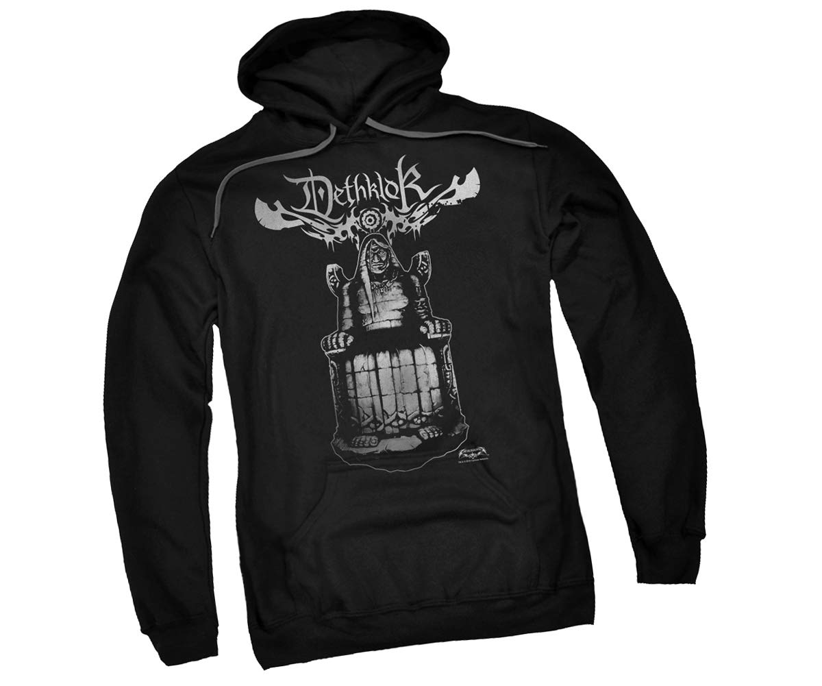 Adult Swim Metalocalypse Statue Hoodie Sweatshirt - Official Merchandise for Fans | Perfect for Cosplay, Conventions & Casual Wear