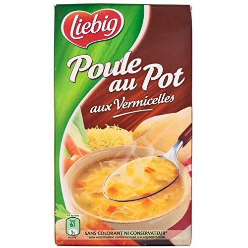 Liebig Boiled Chicken Soup 1L - Premium Ready-to-Eat Soup for Quick Meals, Camping & Emergency Food Supply