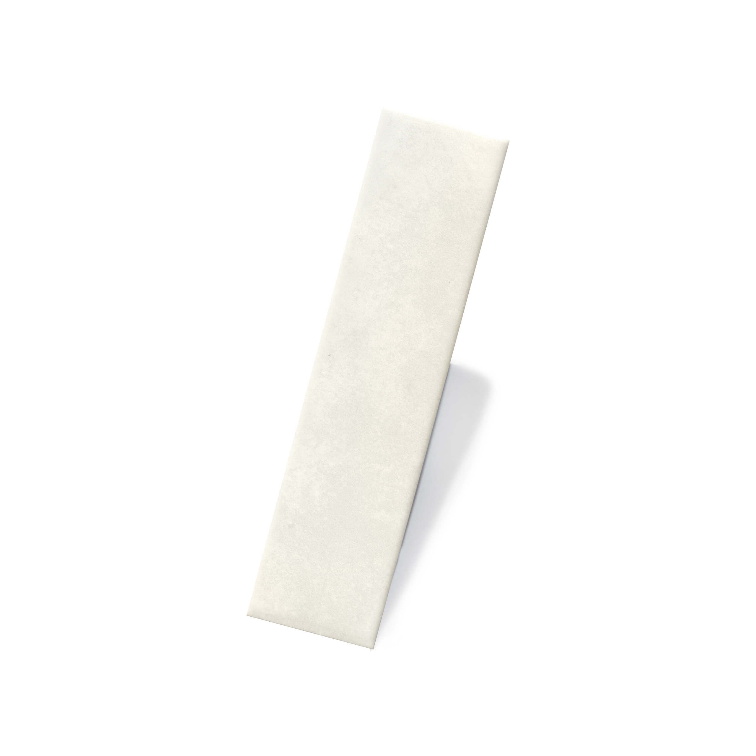 Miniature Ceramic Tiles 60x240mm Matt Bianco Latte - Perfect for Kitchen Backsplash, Bathroom Walls & DIY Home Decor Projects