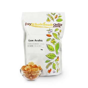 Premium Organic Gum Arabic Powder (1kg) - Natural Food Thickener & Binder for Baking, Beverages, Cosmetics & DIY Crafts