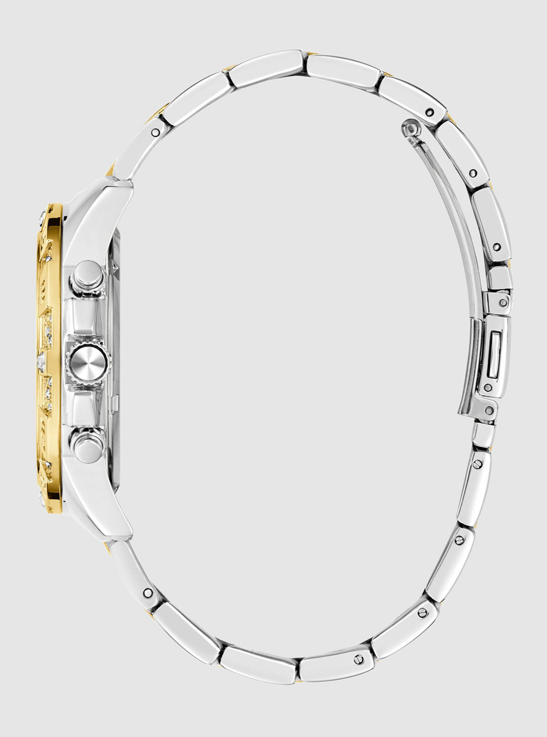 Luxury Gold and Silver Majesty Link Watch for Men & Women - Elegant Dress Watch for Formal Events, Business Meetings & Special Occasions