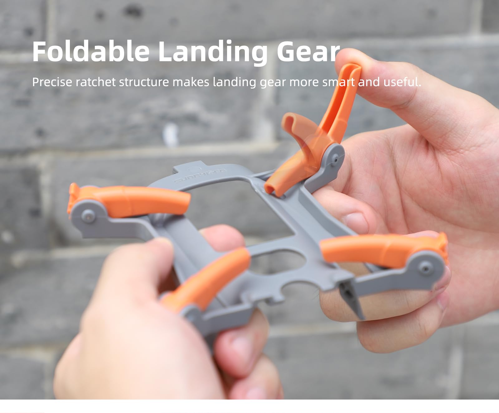 DJI Air 3 Landing Gear Stand - Tripod Extension Leg Height Protector Accessories (Orange) | Compatible with DJI Air 3 Drone | Enhanced Stability for Outdoor Aerial Photography & Smooth Landing