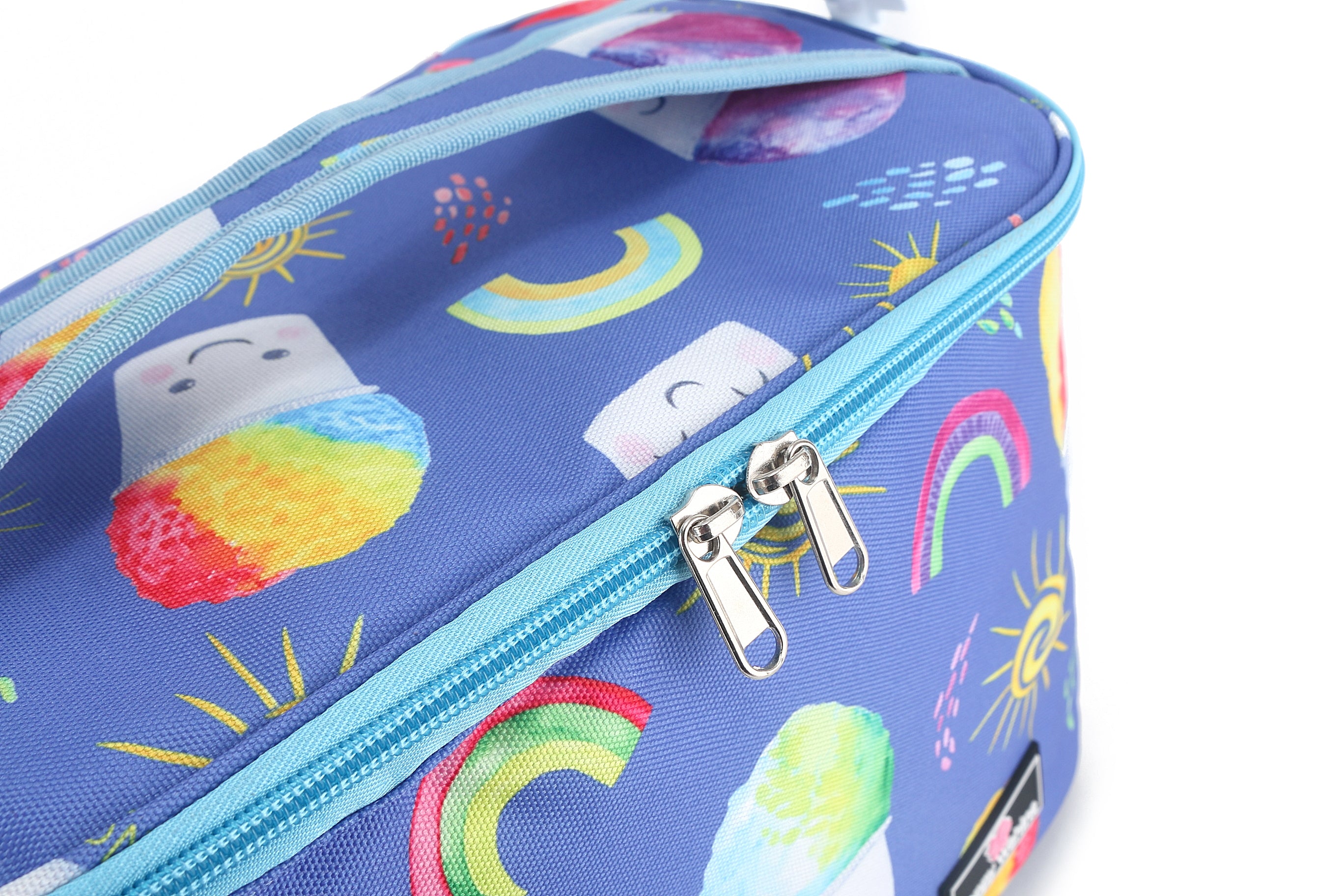 Premium Insulated Cooler Tote Bag - Medium Size in Shave Ice Blue - Perfect for Beach Picnics, Camping Trips & Outdoor Adventures