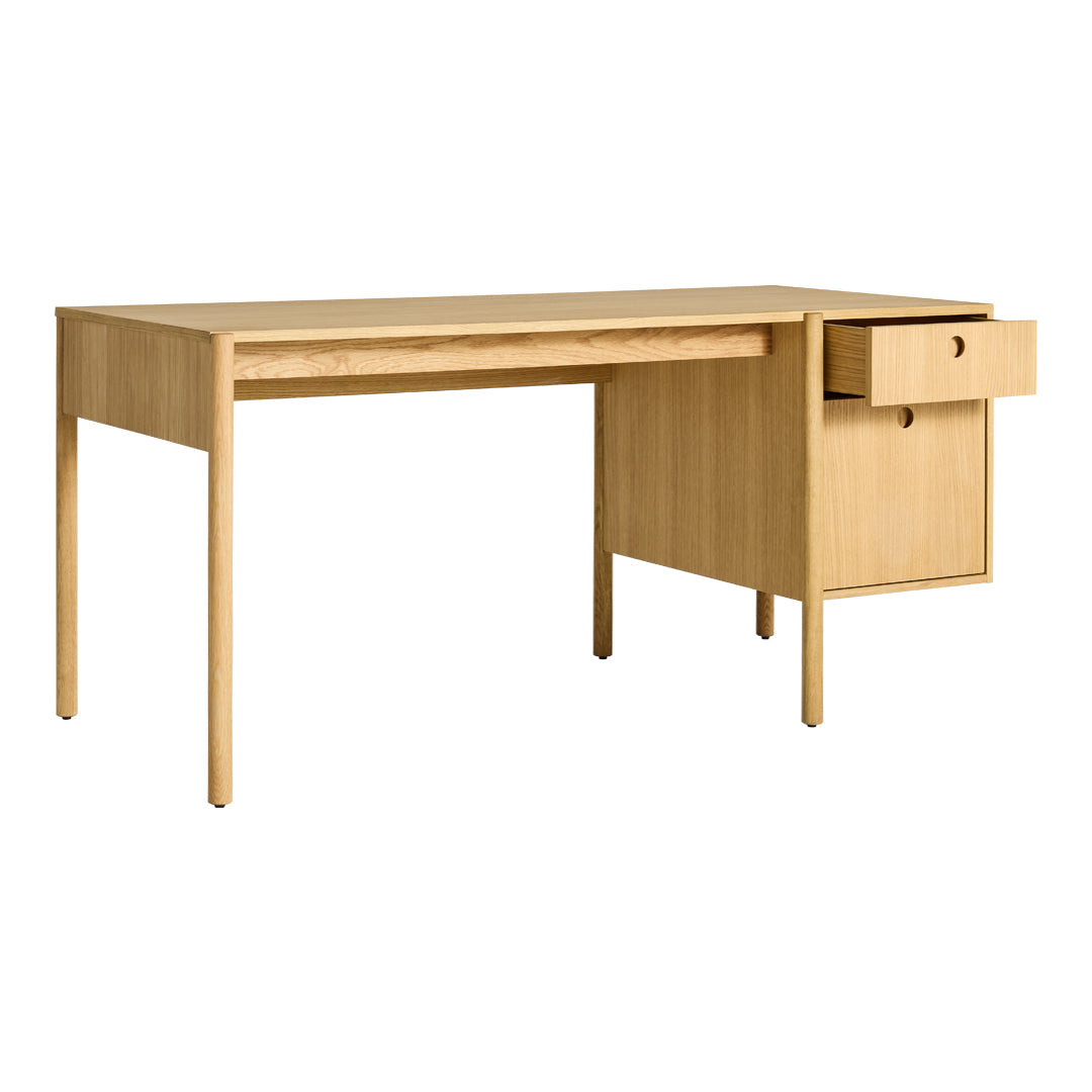 Blu Dot Modern Cursive Writing Desk - Stylish Home Office Furniture for Small Spaces & Workstations | Perfect for Remote Work & Study