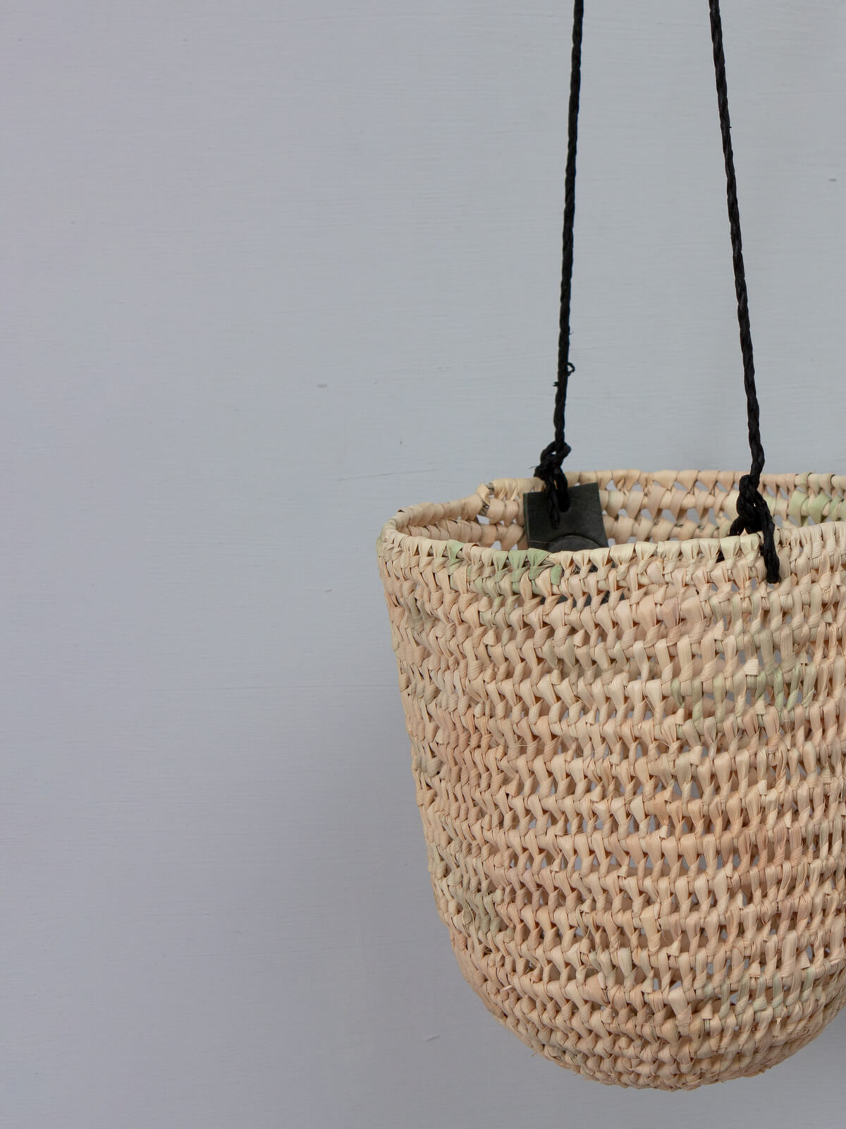 Black Open Weave Dome Hanging Baskets - Decorative Plant Holders for Indoor/Outdoor Gardens, Patios & Balconies