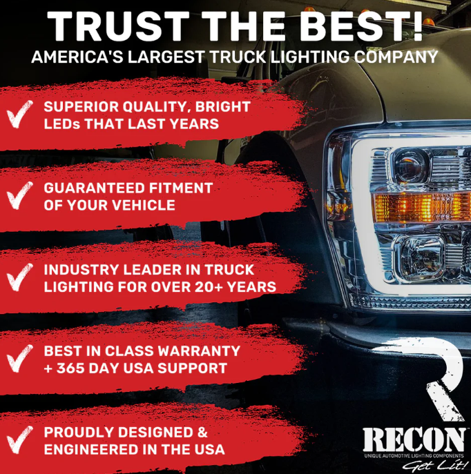 Ford F150 15-24 3rd Brake Light with Cargo Bed Camera Compatibility - High-Intensity CREE XML LEDs in Clear Lens - Perfect for Truck Upgrades & Nighttime Safety Driving