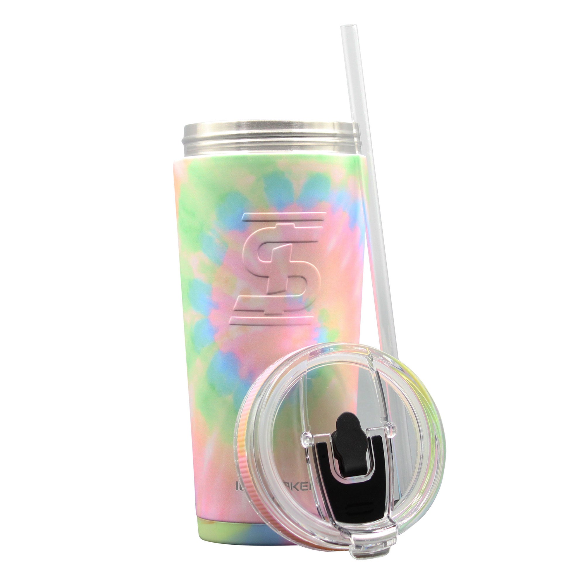 26oz Flex Bottle - Cotton Candy Tie Dye Design | Leak-Proof & Reusable Water Bottle for Gym, Hiking & Outdoor Activities