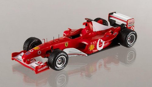 Hot Wheels Elite Ferrari F2003-GA Diecast Model Car - 1:18 Scale Collectible Toy for Adults & Kids - Perfect for Display, Racing Enthusiasts & Gift Giving