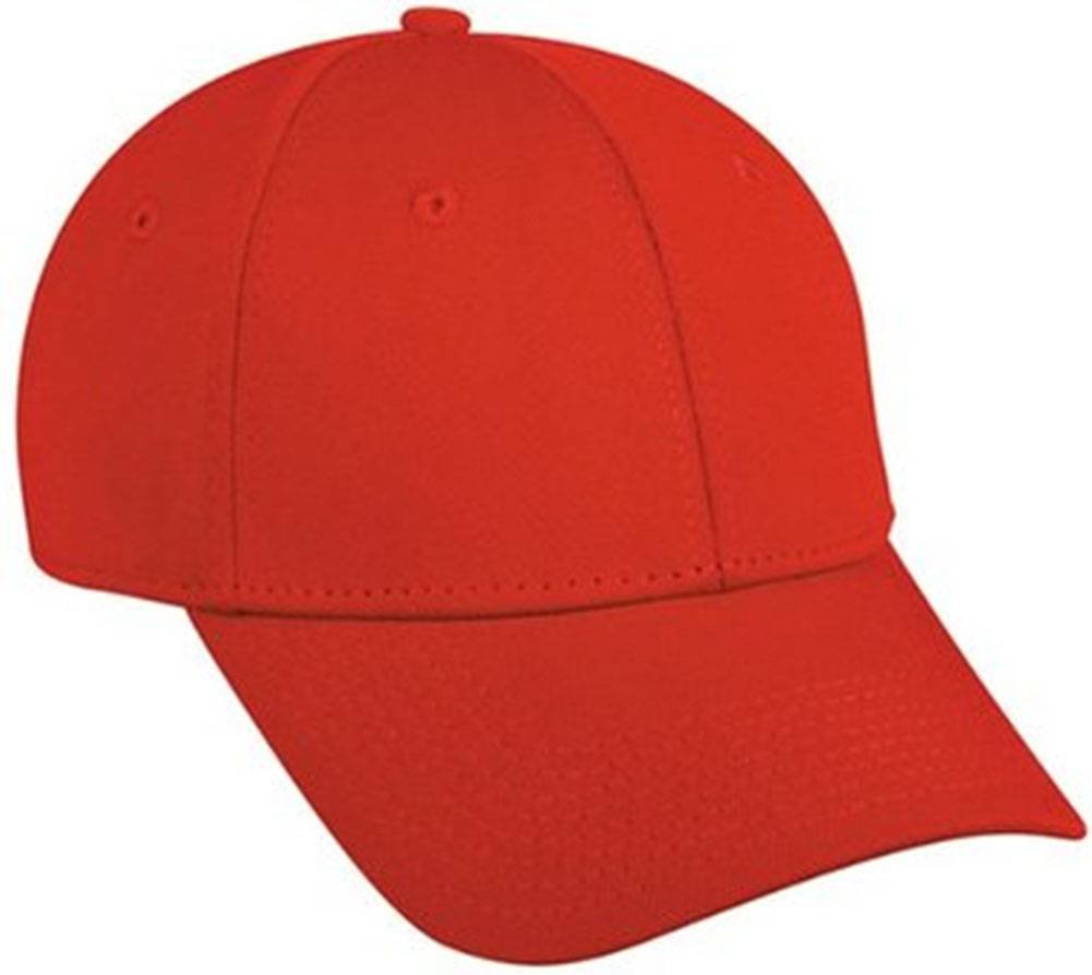 Flex Fitted Baseball Cap - Red S/M for Sports & Outdoor