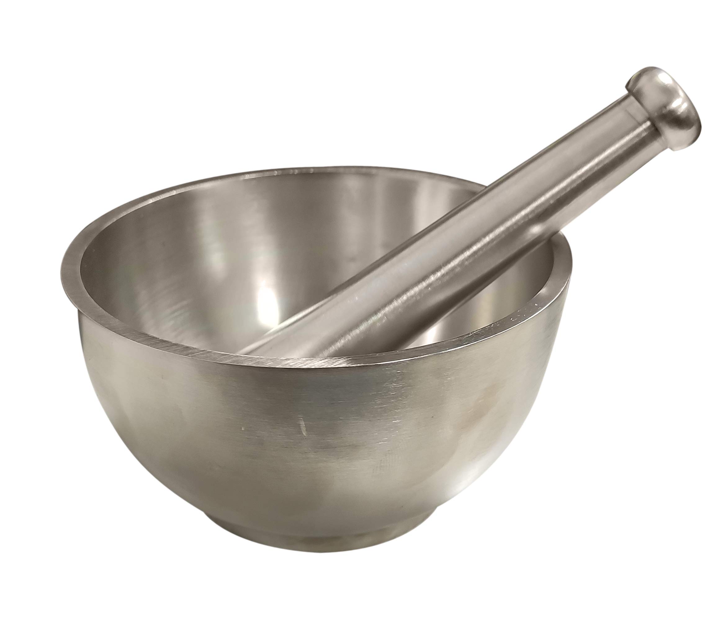 Premium Brass Mortar and Pestle Set - 4.5