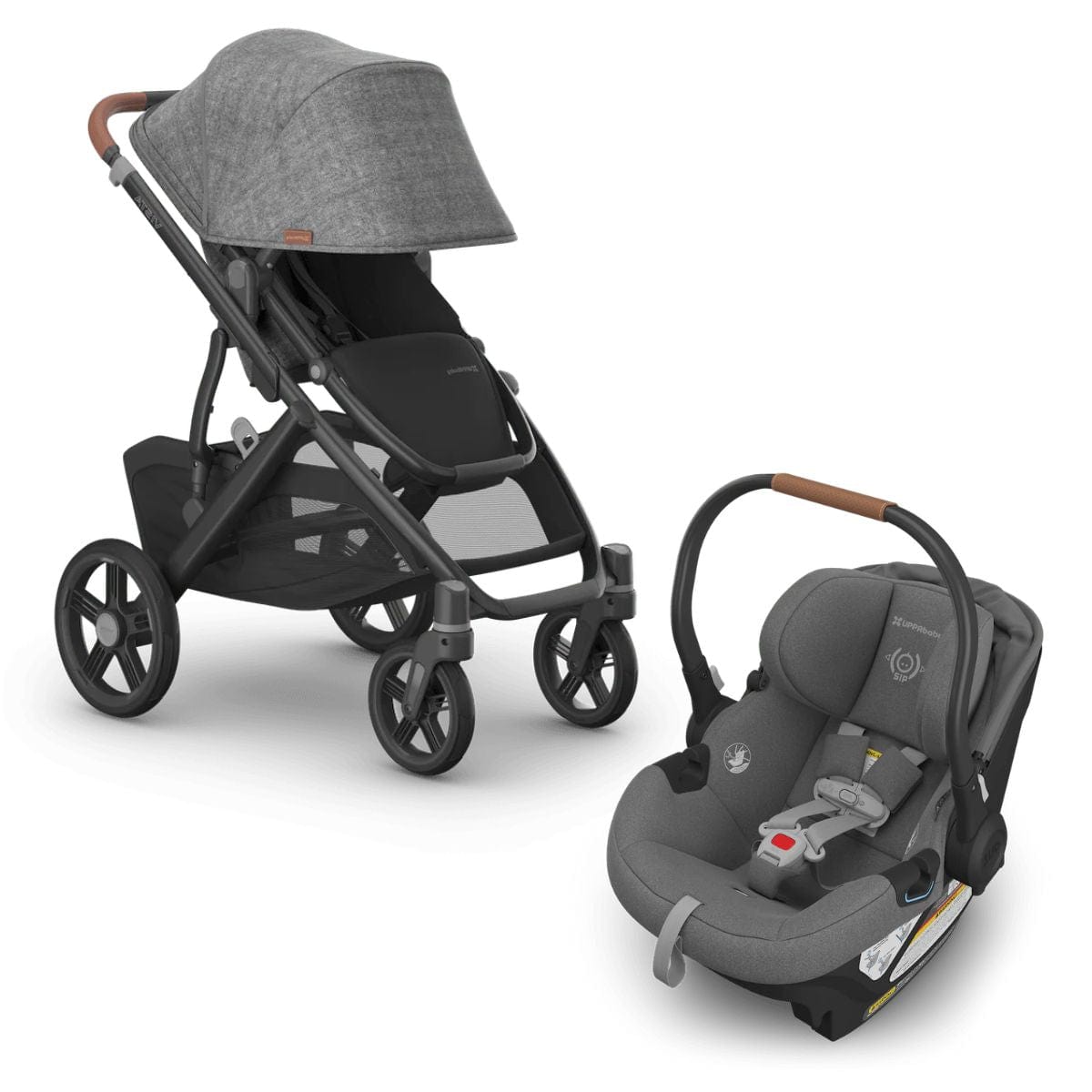 UPPAbaby Vista V3 and Aria Travel System - Lightweight Stroller with Bassinet & Car Seat | Perfect for Newborns to Toddlers | Ideal for City Walks, Travel & Everyday Use