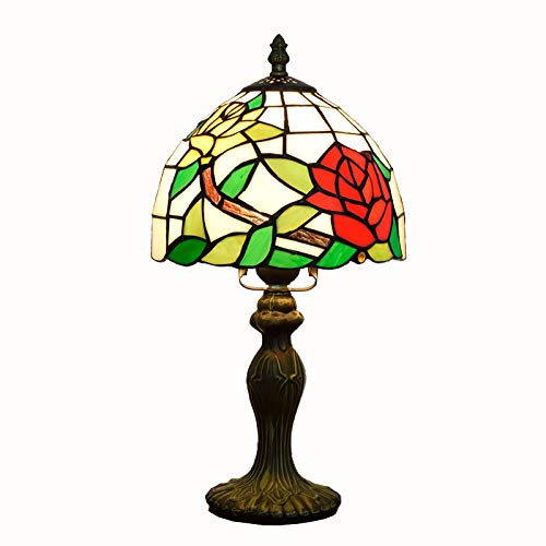 Vintage Tiffany Stained Glass Table Lamp - 20