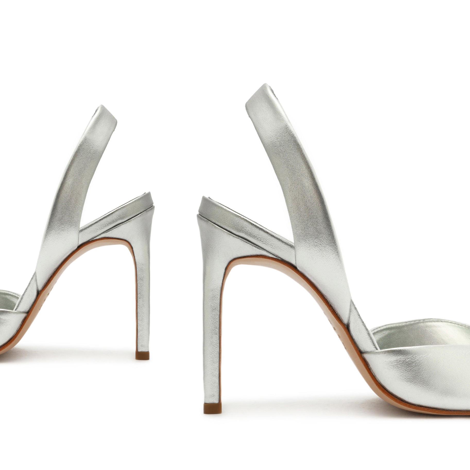 Lou Sling Metallic Leather Pump - Women's Elegant High Heel Sandals for Party, Wedding & Evening Wear | Comfortable & Stylish Dress Shoes