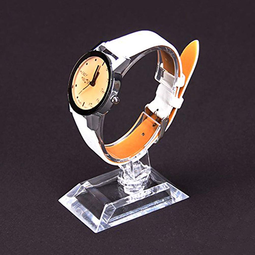 BESPORTBLE 6-Pack Plastic Watch Display Stand - Durable Watch Storage Container & Jewelry Organizer for Watches, Bracelets, Rings - Perfect for Retail Stores, Watch Repair Shops, and Home Display