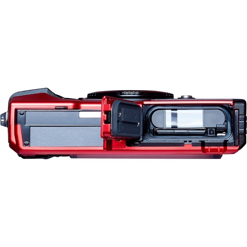 OM System Olympus TG-6 Red Waterproof Underwater Camera - 50ft Depth, 4K Video, Macro Mode for Diving, Snorkeling & Outdoor Adventures