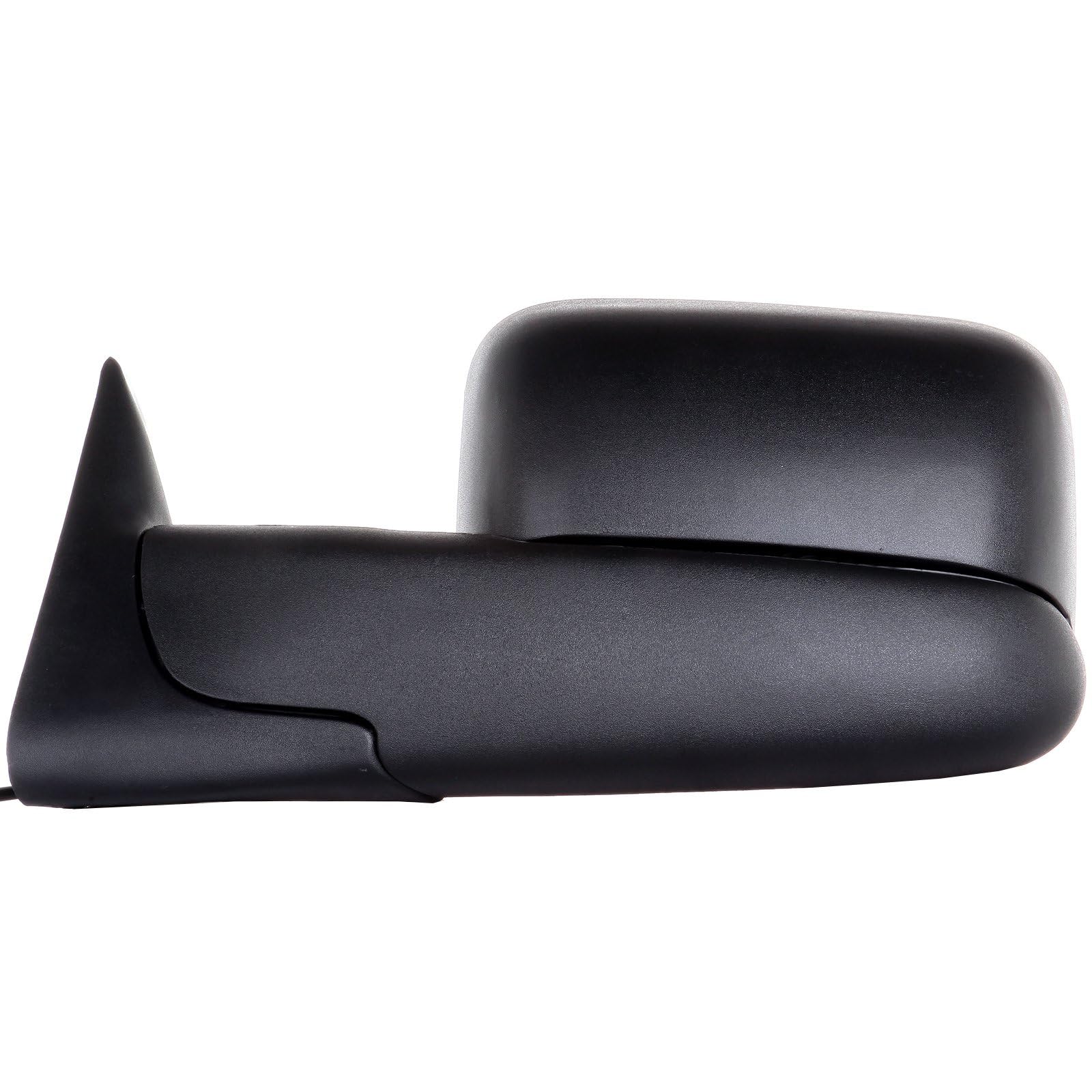 Dodge Ram 1500/2500/3500 Towing Mirrors (1994-1997) - Black Power-Adjustable Replacement Tow Mirrors (Left & Right Pair) - Perfect for Towing Trailers, Campers & Heavy Loads