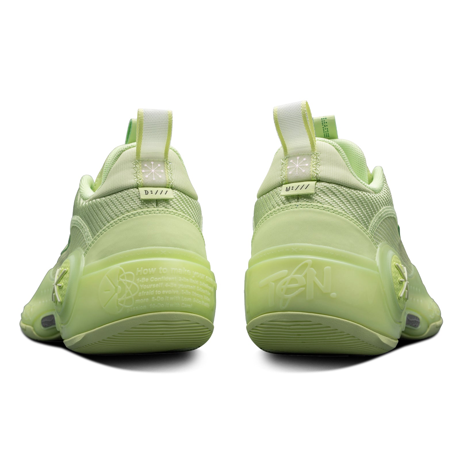 Way of Wade 10 Low Avocado Basketball Shoes - Lightweight Performance Sneakers for Men, Durable Court Shoes with Cushioning - Perfect for Indoor/Outdoor Games, Training & Streetwear Fashion
