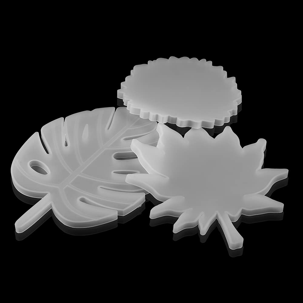 Premium Maple Leaf Epoxy Resin Silicone Mold - DIY Coaster & Jewelry Making Kit for Home Decor, Tabletop Accessories, and Craft Projects | Perfect for Fall Decorations, Wedding Centerpieces, and Handmade Gifts