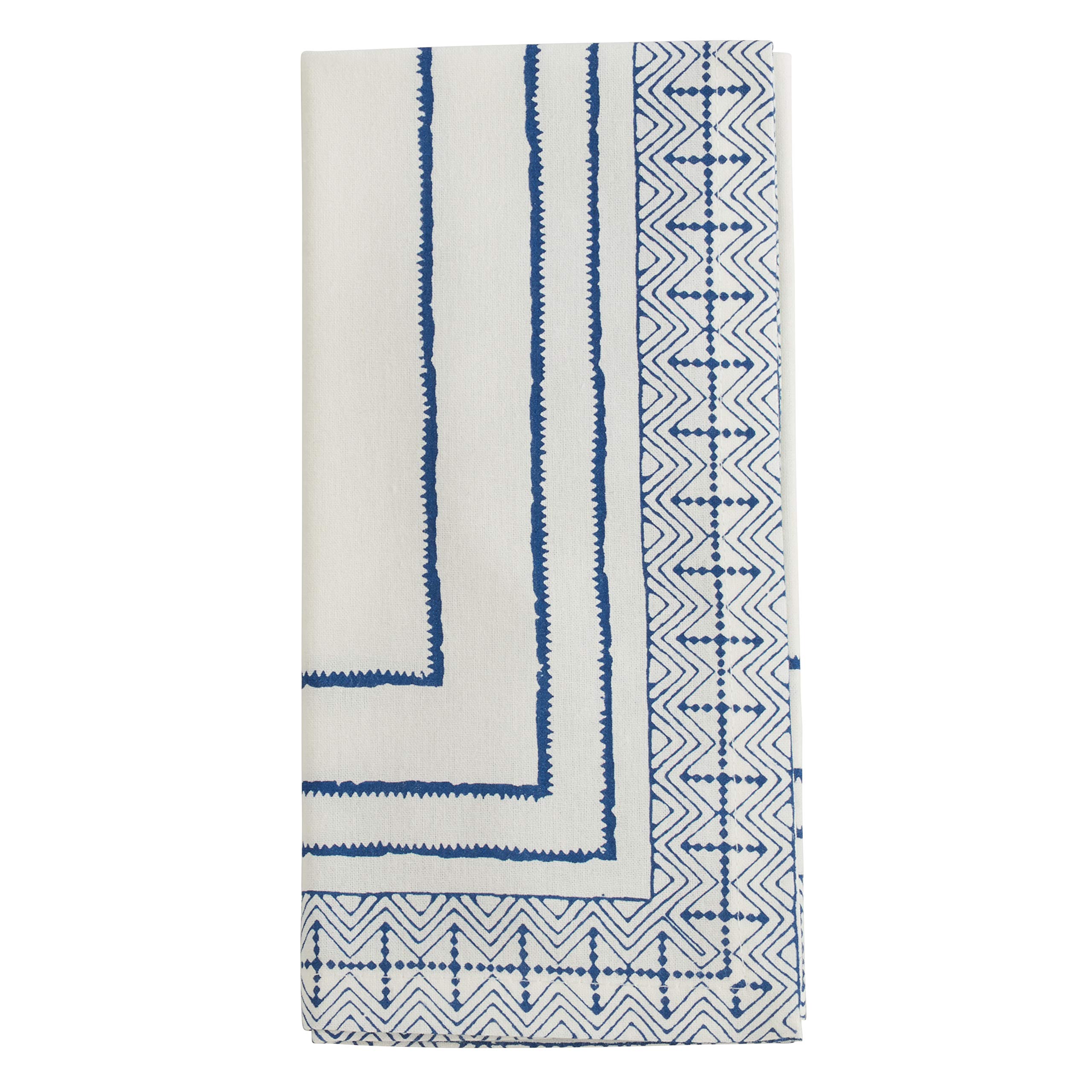 Handmade Block Print Cotton Napkins Set of 4 - Premium Quality Eco-Friendly Table Linens for Dinner Parties, Weddings & Home Decor