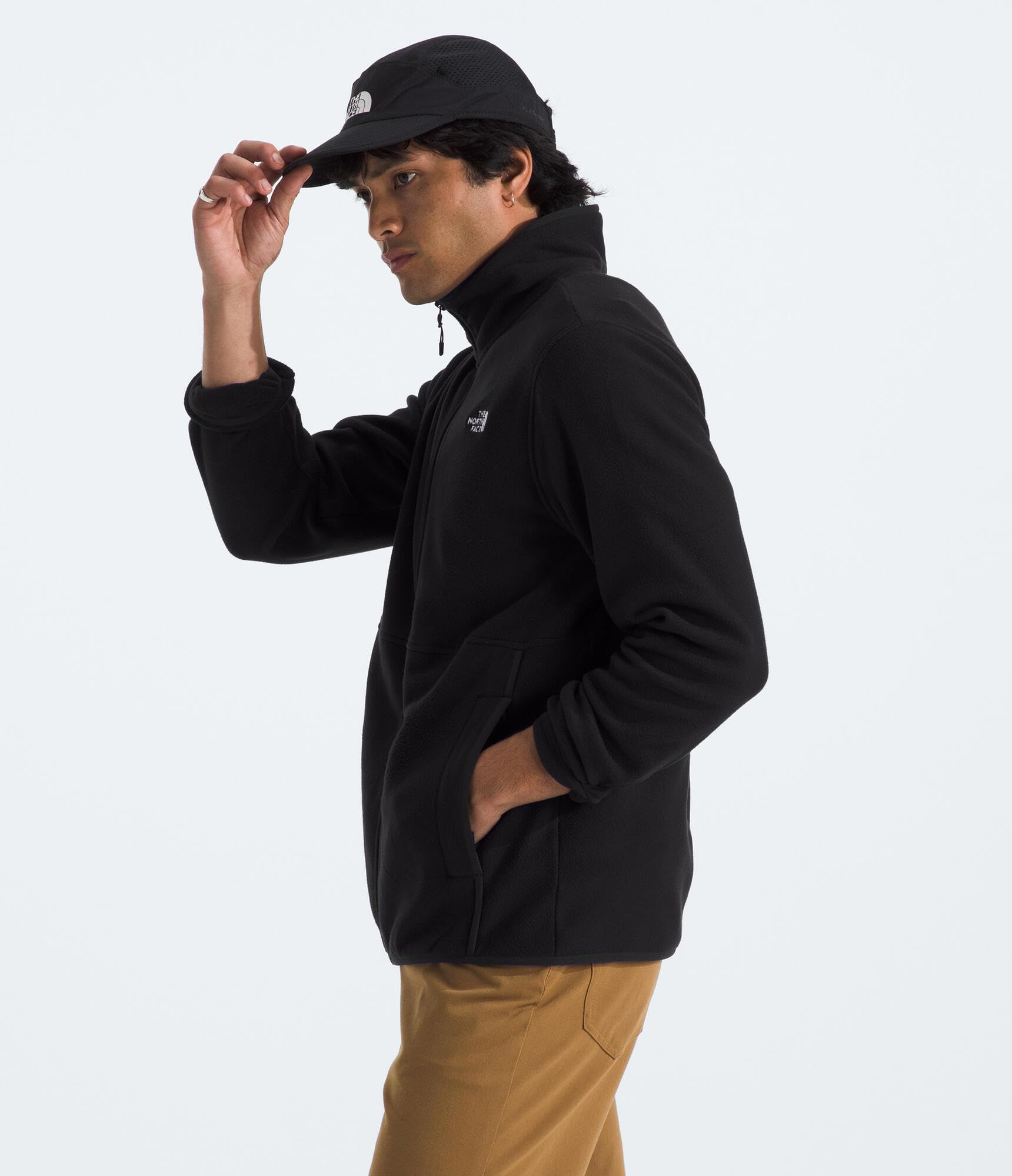 The North Face Men's Glacier Fleece Jacket - Warm Winter Pullover for Hiking, Camping & Outdoor Activities