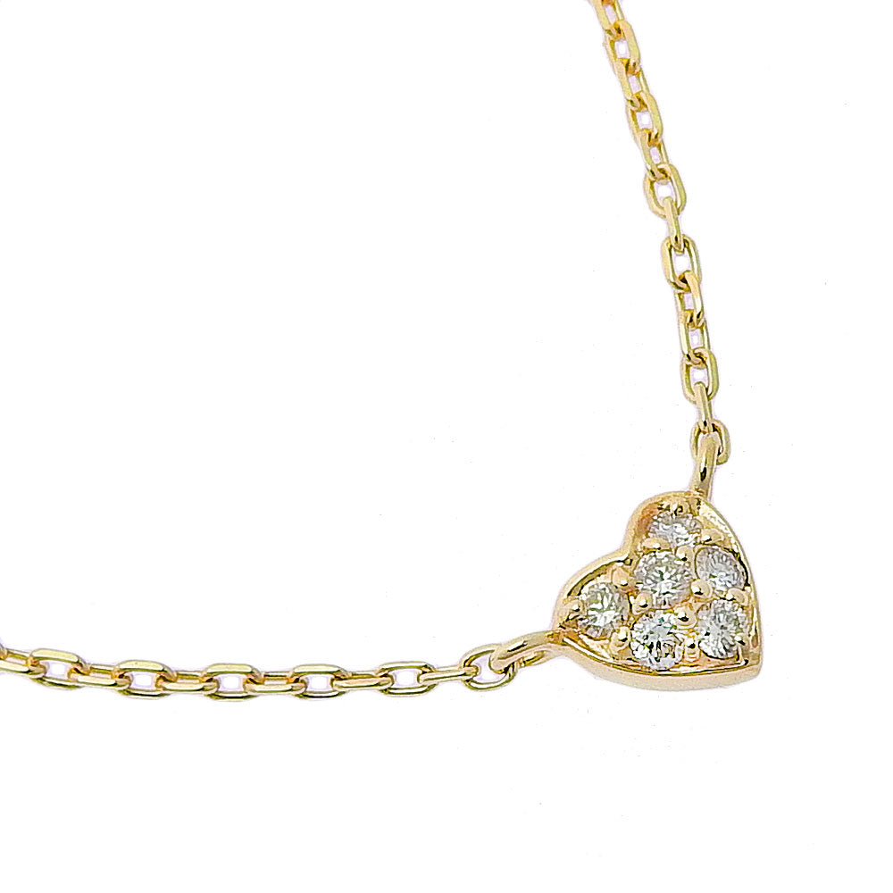 4℃ Heart K10 Necklace for Women - Elegant Gold Plated Heart Pendant Jewelry Gift for Her - Perfect for Valentine's Day, Anniversary & Romantic Occasions