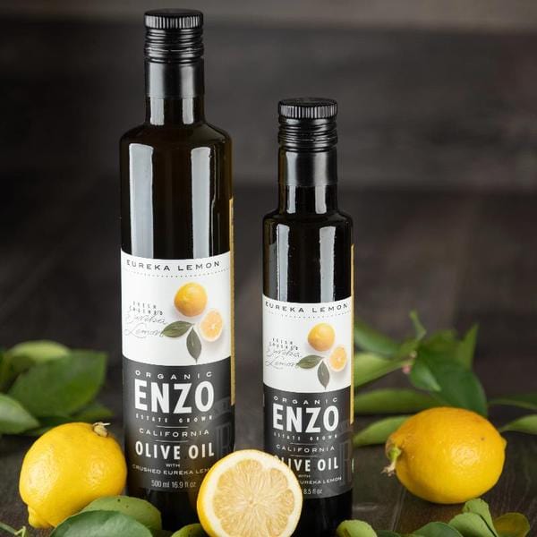 Enzo Eureka Lemon Crush - Refreshing Lemon Flavor for Cocktails, Baking & Healthy Drinks | Perfect for Summer Parties, Desserts & Hydration