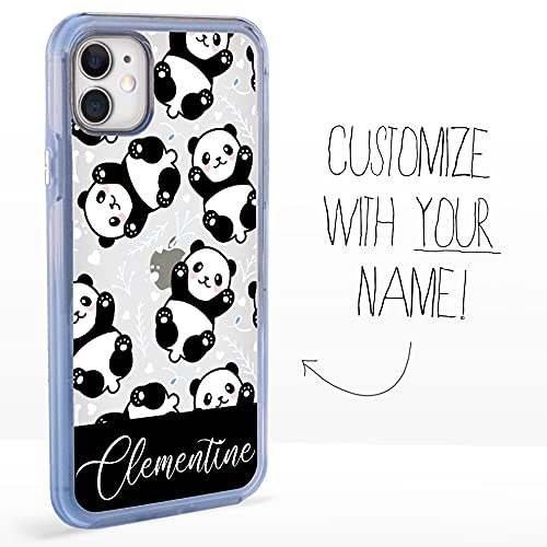 Guard Dog Case Compatible with iPhone 11 - Clear Protective Bumper with Custom Baby Pandas Design - Shockproof & Scratch-Resistant Phone Cover - Perfect for Everyday Use, Travel & Outdoor Activities