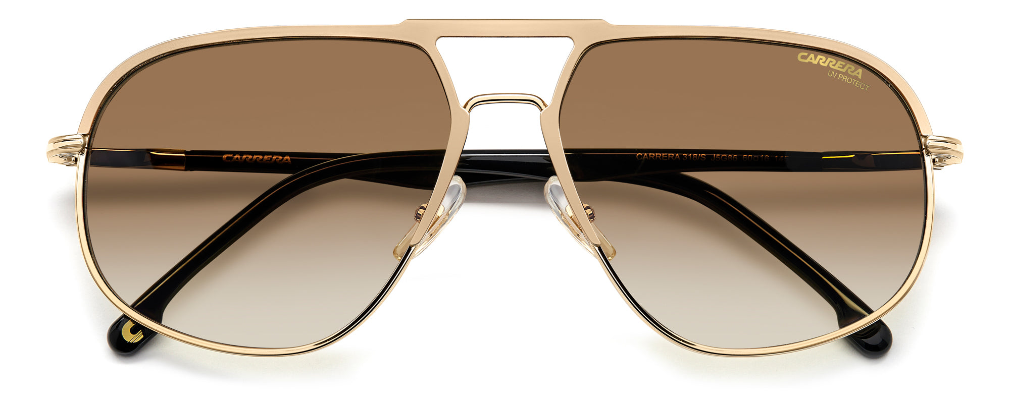 Carrera 318 S Sunglasses - Polarized UV Protection Aviator Style for Men & Women - Perfect for Driving, Outdoor Sports & Summer Fashion