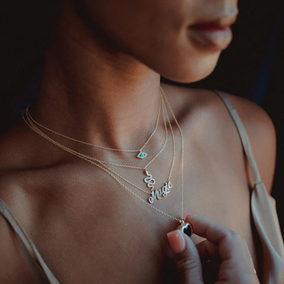 Magic Gold Necklace for Women - Elegant 18K Gold Plated Pendant Jewelry Gift for Birthday, Anniversary & Valentine's Day | Perfect for Parties, Weddings & Special Occasions