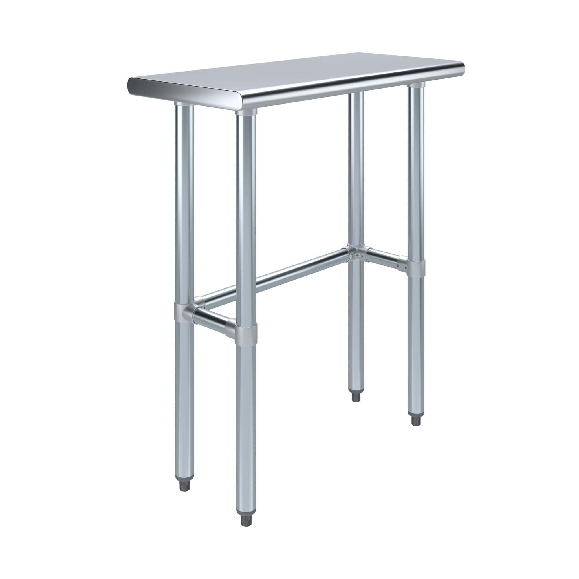 AmGood Stainless Steel Work Table with Open Base - 30