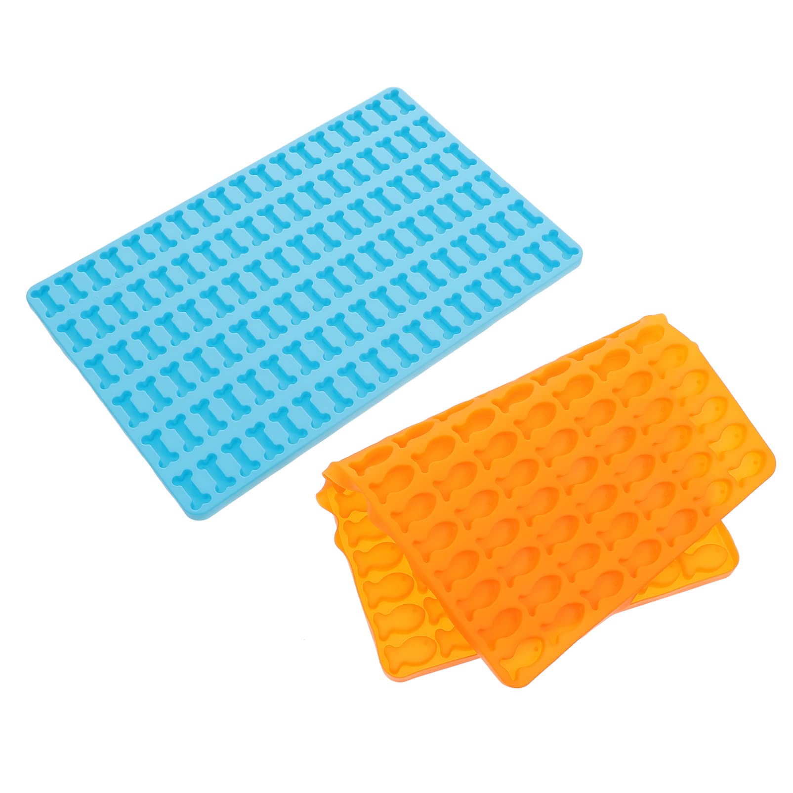 Hemoton 2-Piece Silicone Dog Paw Mold Set for Chocolate, Jelly Candy, Ice Cubes, and Baking - Perfect for DIY Dog Treats, Party Snacks, and Homemade Desserts