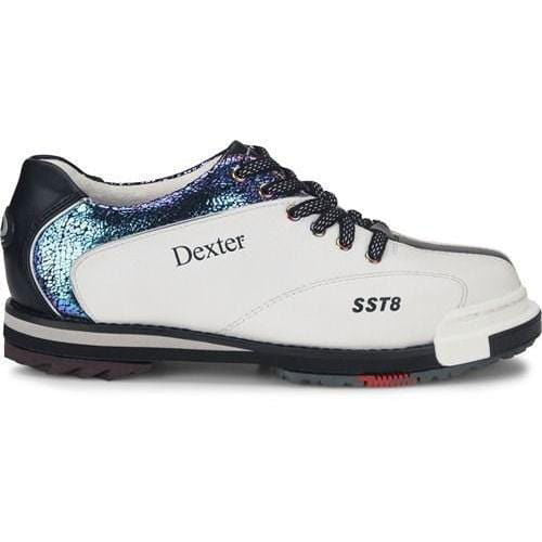 Dexter Women's SST 8 Pro Bowling Shoes - White Crackle Design for Enhanced Performance | Perfect for League Play & Tournament Bowlers