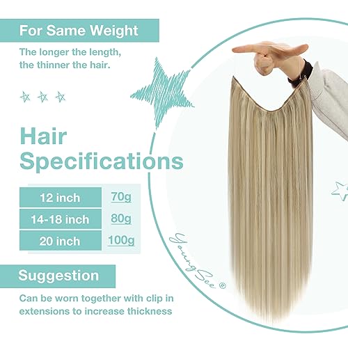 Premium 100% Human Hair Wire Hair Extensions for Women - Clip-In, Heat Resistant, Natural Look for Daily Styling & Special Occasions